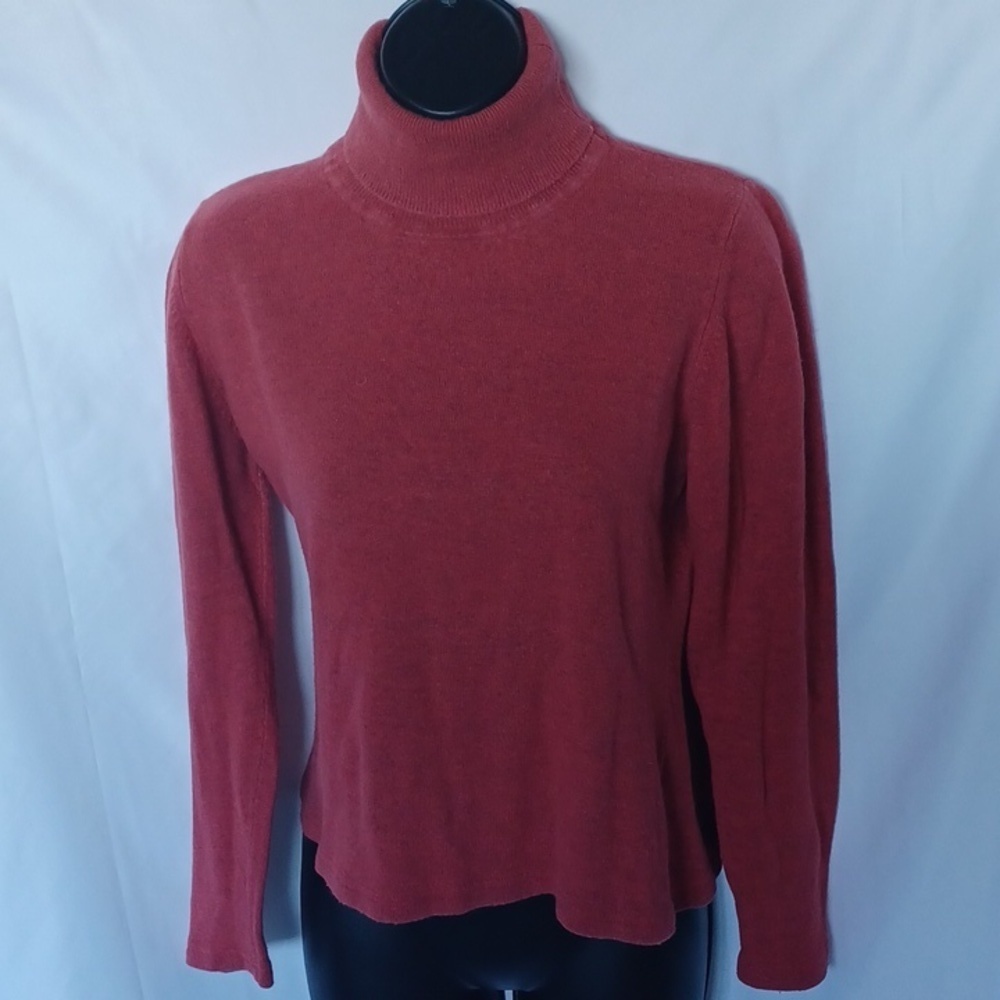 Icelandic Design Silk Cashmere Pullover Turtleneck Sz M